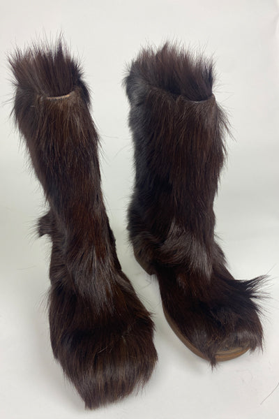 Brown Fur Boots