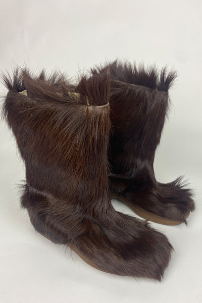 Brown Fur Boots