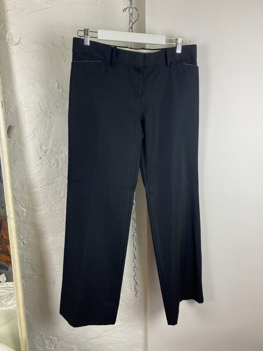 Celine Tailored Trousers Black Wool Size 40 